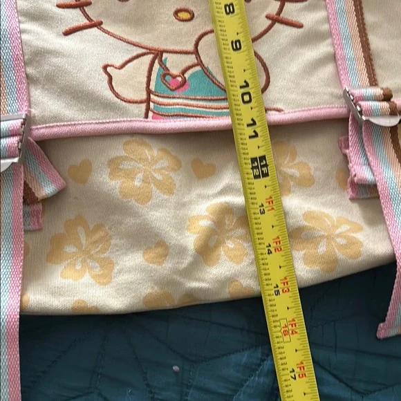 Hello Kitty Messenger Bag with Floral Accents - Picture 8 of 8